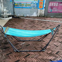 Vietnamese Imported Folding Black Steel Frame Hammock Indoor Outdoor Hanging Net Bed Single Moon Chair Swing