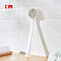 Long Handle Silicone Bath Body Brush for Shower, Back Scrubber and Massager