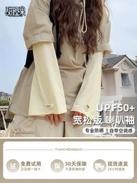Women's UPF 50+ UV Protection Arm Sleeves for Driving & Cycling