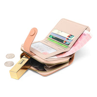 RFID Blocking Passport Holder Wallet for Women, Multi-Card Slots, Large Capacity