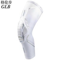 Basketball Honeycomb Anti-Collision Knee Pads for Men, Long Compression Leg Sleeves for Training and Sports