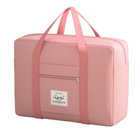 Foldable Waterproof Travel Duffel Bag with Trolley Sleeve for Luggage Organization