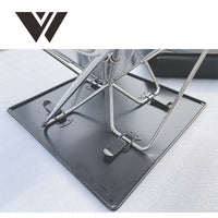 Portable Stainless Steel Folding BBQ Grill and Fire Pit for Outdoor Camping