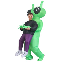 Inflatable Big Eye Alien Costume for Halloween Party