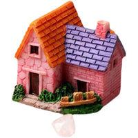Miniature European-Style House Figurines for Micro Landscape Decor