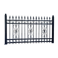 Thickened Zinc Steel Fence Panel for Outdoor Residential and Commercial Security