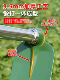 Manganese Steel Garden Hoe with Long Handle for Weeding and Cultivating