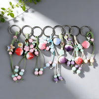 Jingdezhen Ceramic Strawberry Keychain & Bag Charm