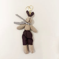 Cute INS Cartoon Rabbit Bear Doll Keychain for Bags, Accessories, and Decoration