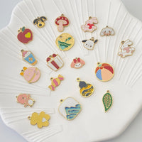 Cartoon Animal & Plant Fairy Tale DIY Jewelry Pendant Charms for Necklaces