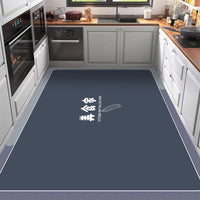 Diatomaceous Earth Kitchen Mat Super Absorbent Non-Slip Quick Dry Bathroom Entrance Floor Mat