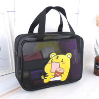 Mesh Portable Shower Caddy Bag with Handle, Foldable Large Capacity Toiletry Organizer for Travel, Gym, Bathroom