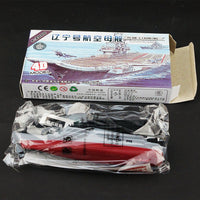 4D Assembly Military Ship Model Kit - Aircraft Carrier, Submarine, Destroyer, Cruiser Educational Toy