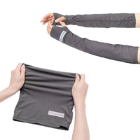 Men's UV Protection Ice Silk Arm Sleeves for Cycling and Driving