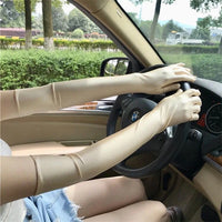 Women's UV Protection Full Finger Gloves for Summer Cycling and Driving