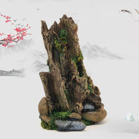 Artificial Driftwood Tree Trunk Aquarium Decor Reptile Hideout