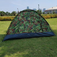 Camouflage Outdoor Camping Tent for 1-4 Person, Portable Fishing Hiking Backpacking Shelter
