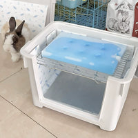 Pet Cooling Ice Pack for Air-Conditioned Rooms, Reusable Ice Board for Cats and Rabbits
