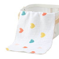 Gauze Kids' Hand Towel Absorbent Cartoon Hanging Bath Towel Japanese Style Pillow Towel