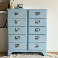 Designer Retro Chest of Drawers for Small Apartments, Multi-functional Storage Cabinet with Drawers