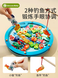 Magnetic Fishing Game Toy Set for Toddlers and Kids, Educational Fine Motor Skill Development