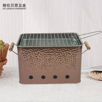 Portable Stainless Steel BBQ Grill for Outdoor Camping and Picnics