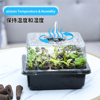 Seedling Starter Kit with Grow Light and Peat Pellets