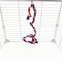 Parrot Cotton Rope Climbing Swing Toy for Bird Cages