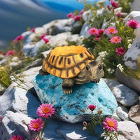 Turtle Planter Outdoor Garden Pond Fish Tank Decoration Resin Craft Gift