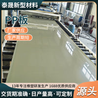Polypropylene PP Sheet for Cutting Machine, Food Grade White Flame Retardant Plastic Board