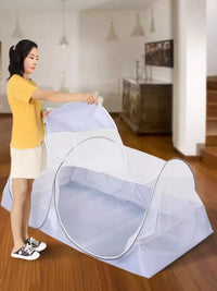 Foldable Mosquito Net Tent for Beds, Full Enclosure, Easy Installation, Adjustable for Office Nap and Sleep