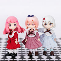 OB11 Lolita Dress Set for 1/12 BJD Dolls and GSC Nendoroid Figures, Doll Clothes Accessories