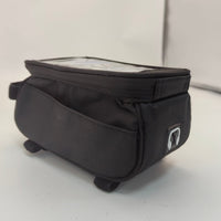 Bicycle Front Frame Bag with Phone Touch Screen, Waterproof Top Tube Bag for Mountain Bike, Large Capacity Cycling Pouch