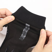 Winter Cycling Gloves Waterproof Thermal Touchscreen Windproof for Men and Women