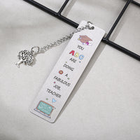 Stainless Steel Colorful Bookmark for Teachers Day Graduation Gifts