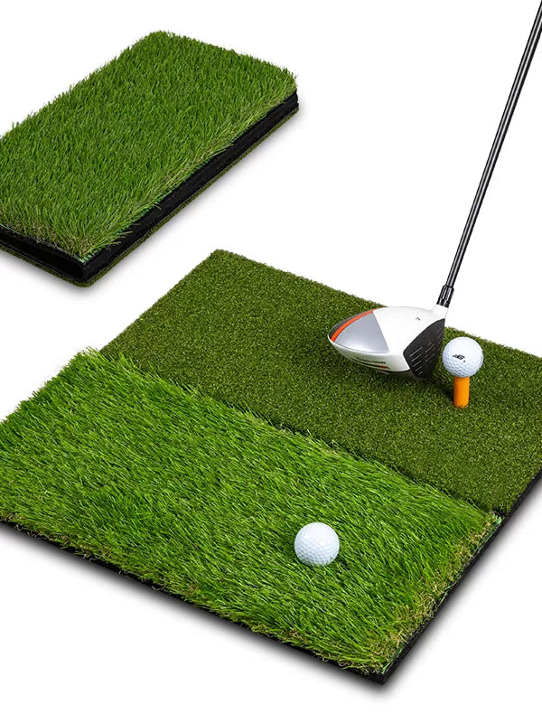 Golf Hitting Mat for Indoor Practice and Swing Training, Non-Slip & Wear-Resistant