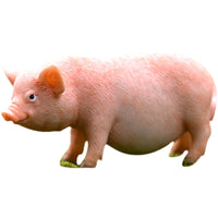 Miniature Pig Figurine for Desktop, Living Room, Garden, and Bonsai Decor