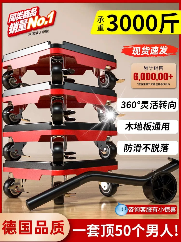 Heavy Duty Furniture Mover Dolly with Universal Wheels for Easy Lifting and Relocation