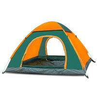 Automatic Pop-Up Camping Tent for 3-4 People, Mosquito Net, Outdoor, Four Seasons