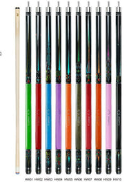 CUEMALL Neptune Series 13mm Maple Pool Cue Stick for American Eight-Ball and Nine-Ball