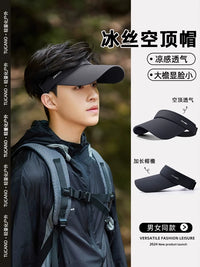 Woodpecker Men's UV Protection Sun Visor Hat for Outdoor Sports Fishing Cycling
