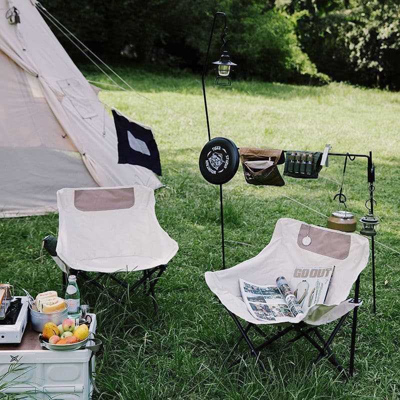 Portable Folding Moon Chair for Camping, Fishing, and Outdoor Leisure