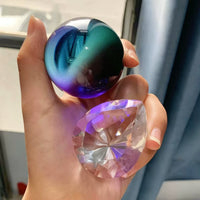Tears of the Ocean & Heart of Africa Crystal Ball Figurines, Delta Force Inspired Collectibles