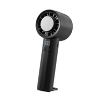 Portable Handheld Misting Fan with Digital Display, 5-Speed USB-C Rechargeable Personal Cooling Fan for Outdoor Use