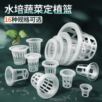 Hydroponic Net Pots for Soilless Cultivation, Deepened Plastic Planting Baskets for Vegetables and Plants