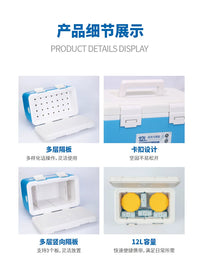 Portable Medical Cooler Box with Temperature Display for Vaccine and Medication Storage