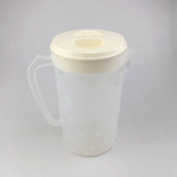 Large Capacity Cold Water Pitcher with Lid for Refrigerator, Heat-Resistant Plastic Beverage Dispenser for Home and Commercial Use
