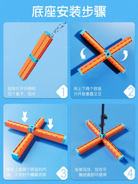 Badminton Solo Trainer Automatic Rebound Practice Device for Kids and Adults Home Outdoor Training
