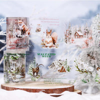 Winter Forest PET Tape for DIY Scrapbooking and Journaling, 6 Designs