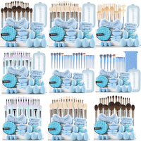 34-67 Piece Makeup Brush and Tool Set with Storage Bag